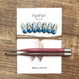 Nail Partner X Colors Nail FanFan Angular Brush Japanese Nail Art