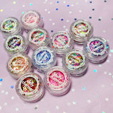 Daily Charme Nail Art Glitter Colorful Wonderland Glitter Mix Set