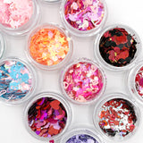 Wonderland Heart Glitter Mix Valentine's Day Nail Art