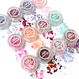Wonderland Heart Glitter Mix Valentine's Day Nail Art