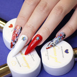 Nail Art Foil Paper Bundle / Fashionista Prints / 8 Designs Leopard Cheetah Snakeskin Geometric Nail Art