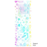 Nail Art Foil Paper / Holographic Prints Tropical Prints