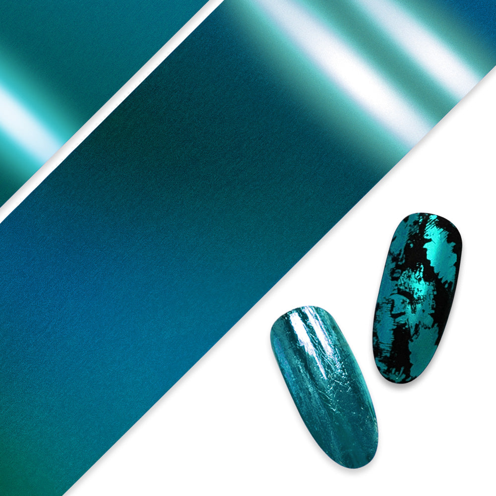 Nail Art Foil Paper / Teal Nail Art Foil Paper / Teal Turquoise Nail Color