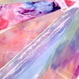 Nail Art Foil Box Set / 10 Designs / Abstract Impressionism Watercolor