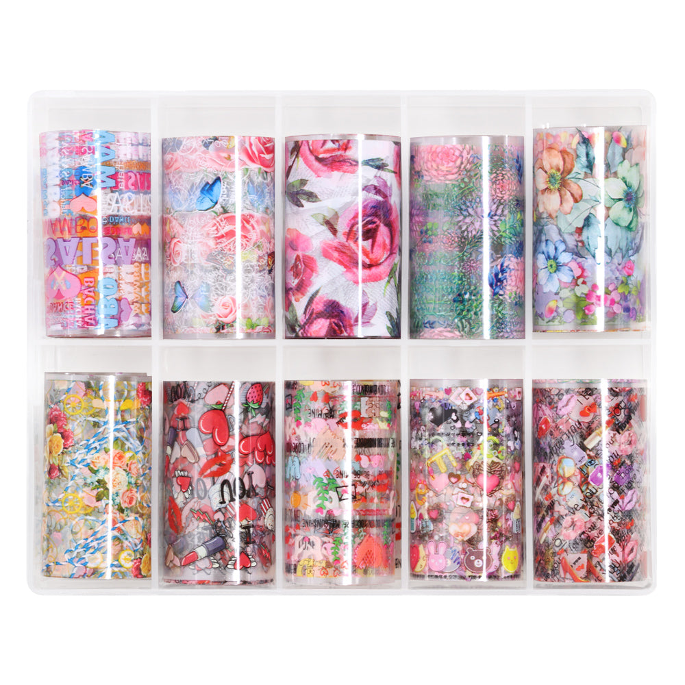 Nail Art Foil Box / Lovers Passion Nail Art Foil Box / Lovers Passion Valentine