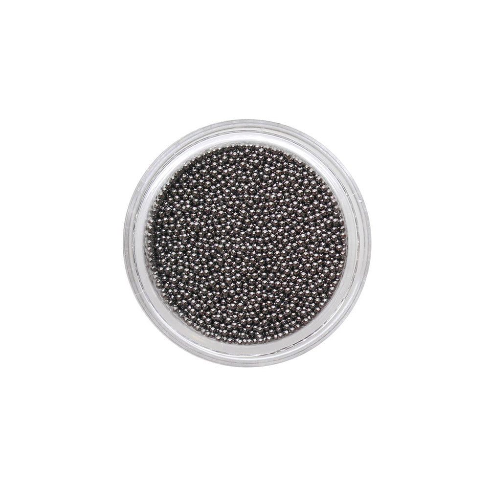Metallic Caviar Beads / Gunmetal Gunmetal Metallic Caviar Beads for DIY nail art or caviar nails