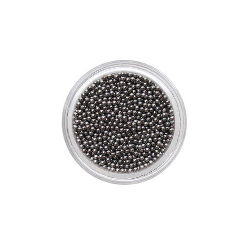 Gunmetal Metallic Caviar Beads for DIY nail art or caviar nails