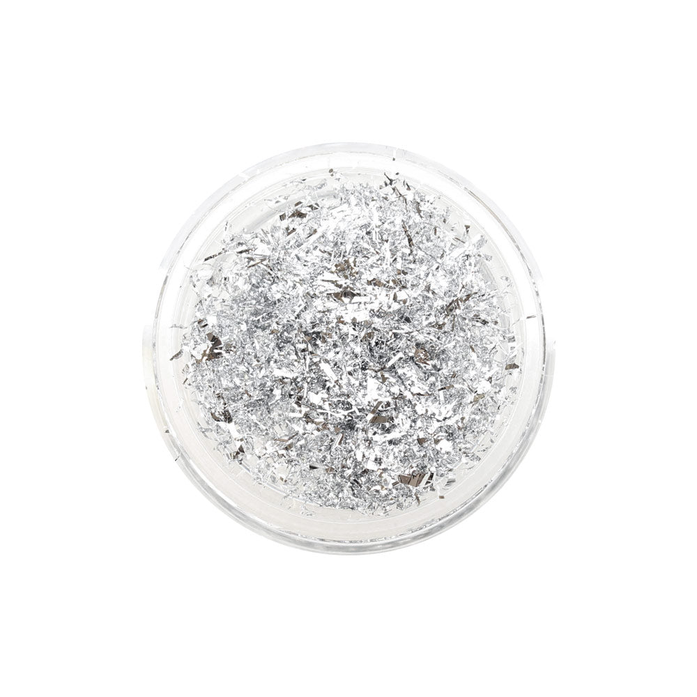 Metallic Tinsel Foil / Silver Metallic Tinsel Foil / Silver for Nail Art