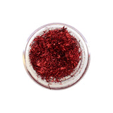 Metallic Tinsel Foil / Red Nail Art