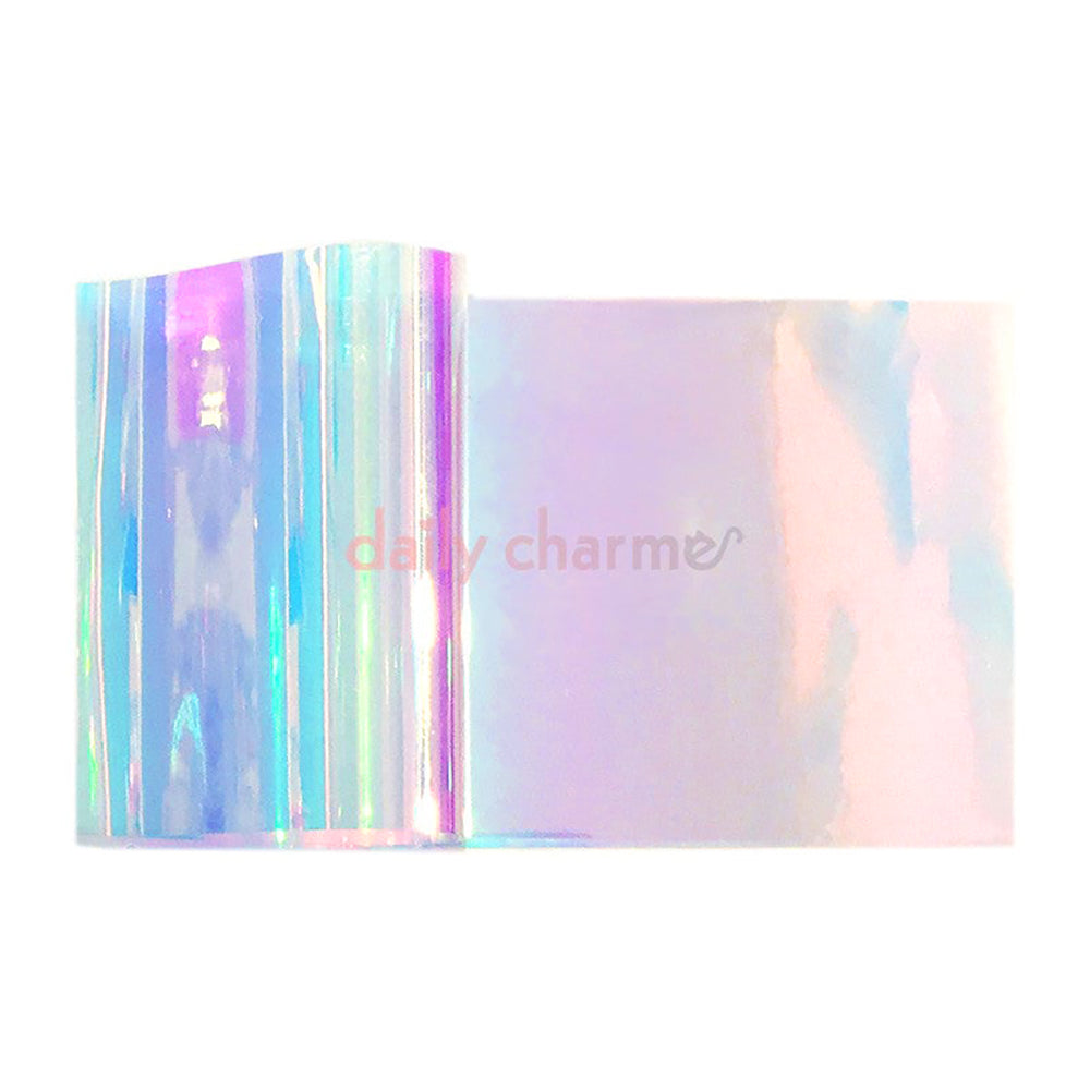 Dreamy Opalescent Glass Film Paper Dreamy Opalescent Glass Film Paper Pink and Blue Nail Art