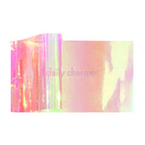 Dreamy Opalescent Glass Film Paper Pink Nail Art
