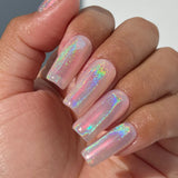 Pink Nail Art Nail Art Dreamy Opalescent Glass Film Paper Mosaic Nail