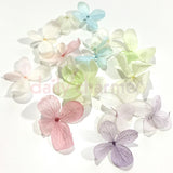 Nail Art Natural Hydrangea Flower Petals Set Pastel Rainbow Colors