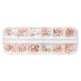 Rose Gold Metal Frames Mix Box Set / 12 Shapes