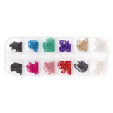 Colorful Gold Metallic Chains Set / 1MM Pink Blue White Black Nail Art Decors