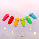 Colorful Gold Rhinestone Cup Chain Mix Clear Black AB Pink Nail Art Charm Jewelry