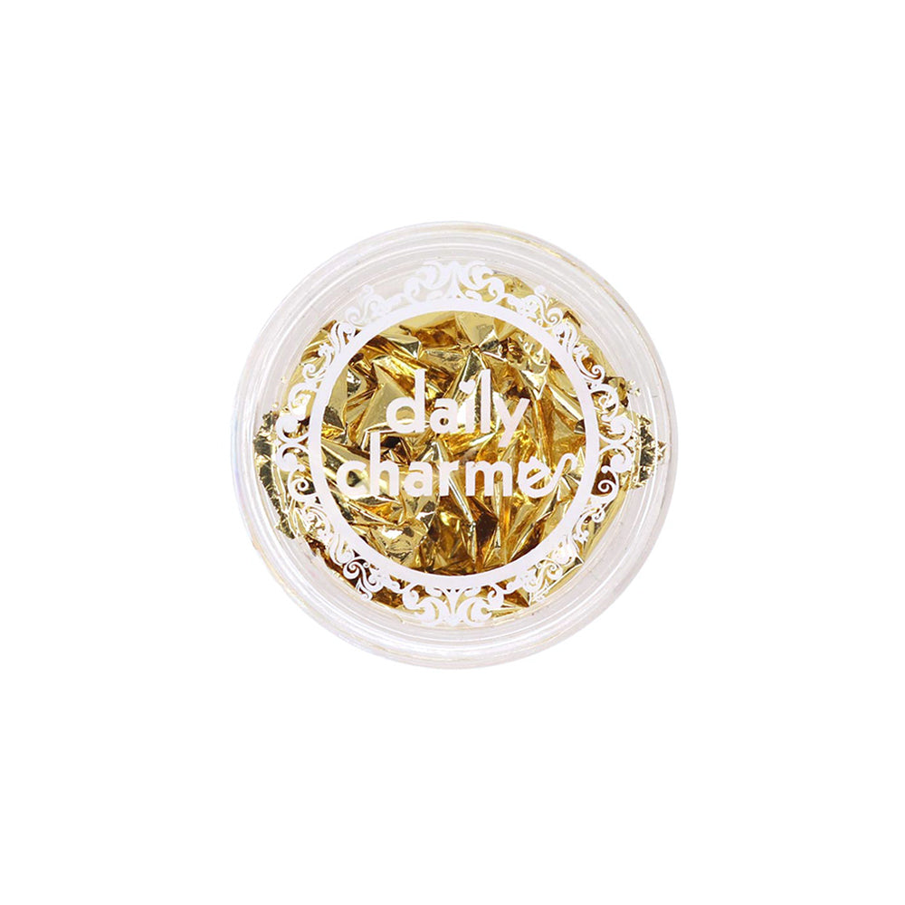 Metallic Crisp Foil / Gold Daily Charme DIY Nail Art Foil Crisp / Gold