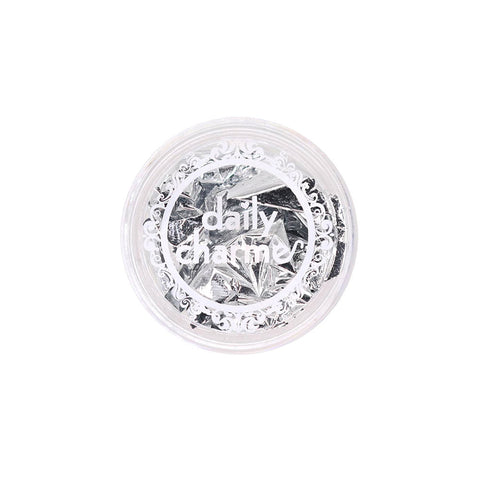 Daily Charme Nail Art Metallic Crisp Foil / Silver