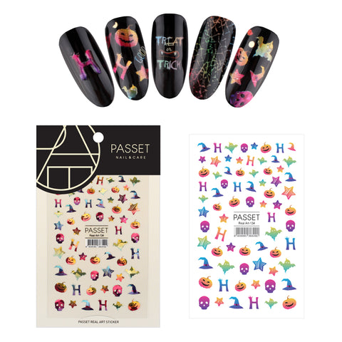 Passet Halloween Korean Nail Art Sticker / Haunting