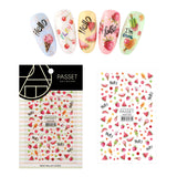 Passet Korean Nail Art Sticker / Watermelon Sugar