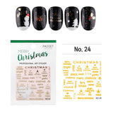 Passet Christmas Nail Art Sticker / Holiday Greetings