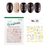 Passet Christmas Holiday Nail Art Sticker / Ho Ho Ho