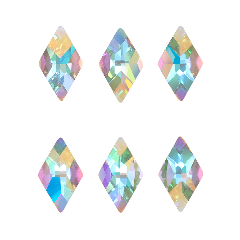 Preciosa Rhombus Flatback Rhinestone / Crystal AB Preciosa Rhombus Flatback Rhinestone / Crystal AB Swarovski Nail Decor