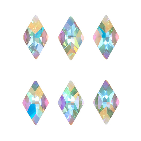 Preciosa Rhombus Flatback Rhinestone / Crystal AB Swarovski Nail Decor