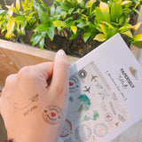 Travel Body Art Inspiration by PAPERSELF Temporary Tattoo