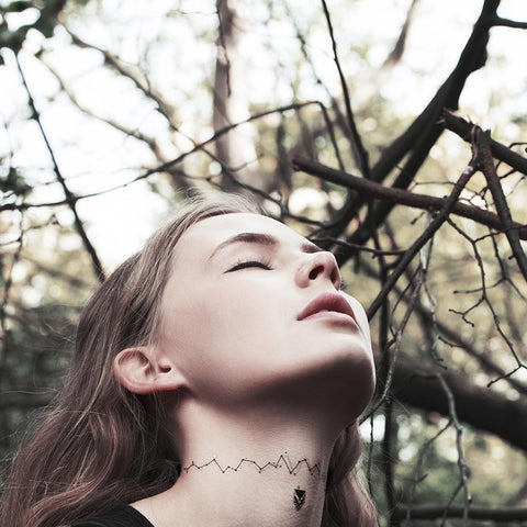 Golden Age Fashion Makeup by PAPERSELF Temporary Tattoo