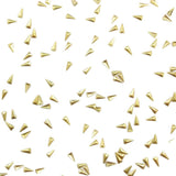 Nail Art Metallic Studs Gold Mini Skinny Triangle Geometric Tribal