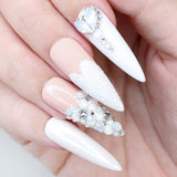 White Opal Swarovski Flatback Rhinestone / Nail Art