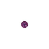 Swarovski Round Flatback Rhinestone / Amethyst