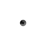 Swarovski Round Flatback Rhinestone / Jet Hematite