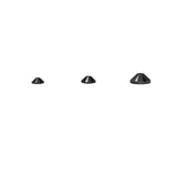 Swarovski Round Flatback Rhinestone / Jet Black