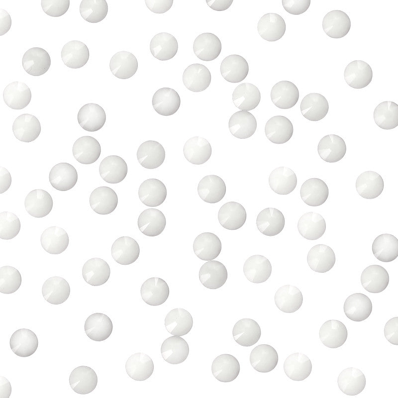 Swarovski Round Flatback Rhinestone / Chalk White Nail Art Swarovski Round Flatback Rhinestone / Chalk White Rare Discontinued