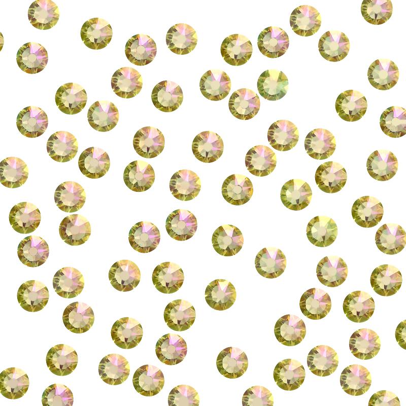Swarovski Round Flatback Rhinestone / Luminous Green Swarovski Round Flatback Rhinestone / Luminous Green Nail Art Crystals Supplies