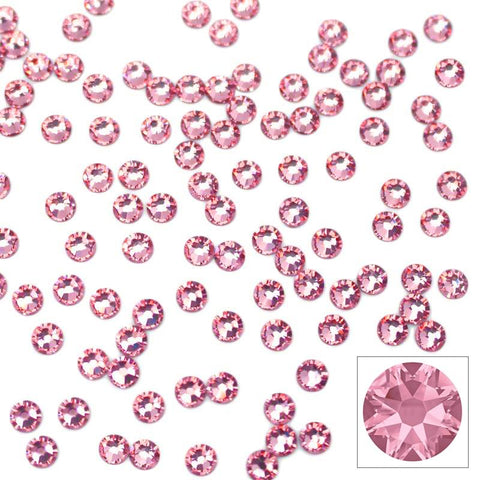 Nail Art Swarovski Round Flatback Rhinestone / Light Rose