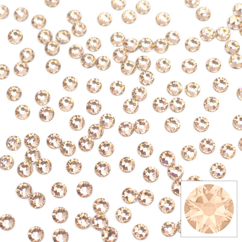 Swarovski Round Flatback Rhinestone / Silk for Nail Art