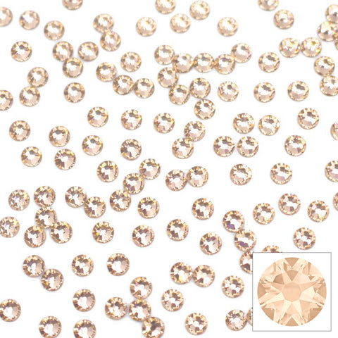 Swarovski Round Flatback Rhinestone / Silk for Nail Art