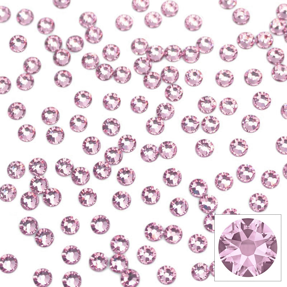 Swarovski Round Flatback Rhinestone / Light Amethyst Swarovski Round Flatback Rhinestone / Light Amethyst Spring Violet Nail Art
