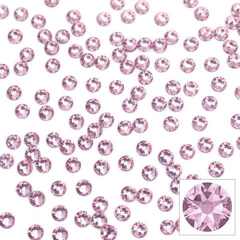 Swarovski Round Flatback Rhinestone / Light Amethyst Spring Violet Nail Art