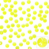 Swarovski Round Flatback Rhinestone / Electric Yellow Crystals for Nail Art