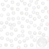 Swarovski Round Flatback Rhinestone / Electric White Crystals for Nail Art