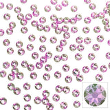 Swarovski Round Flatback Rhinestone / Vitrail Light Nail Art Purple Violet Pink Green Chameleon