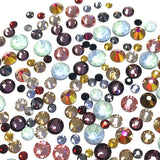 Nail Art Swarovski Round Flatback Rhinestone Value Mix / Colored