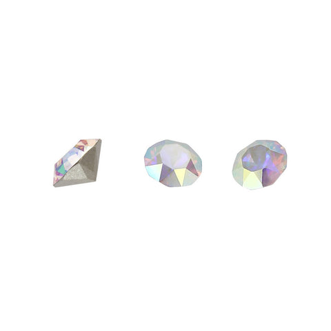 Swarovski Chaton Pointed Back Rhinestone / Crystal AB