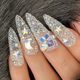 Swarovski Crystal Pixie Nail Box / Cute Mood Nail Art Daily Charme