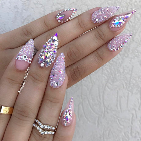 Swarovski Crystal Pixie Nail Box / Cute Mood Nail Art Daily Charme