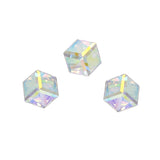 Daily Charme Swarovski Cube Rhinestone in Crystal AB